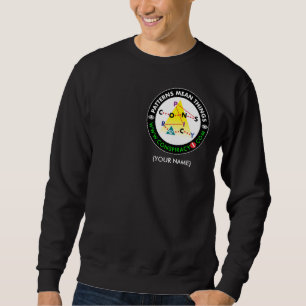 Mein Lieblingsspiracy Design (dunkle Version) Sweatshirt