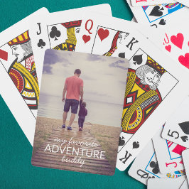 Mein Lieblingstag Buddy Foto Vatertag Spielkarten