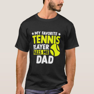 Mein LieblingsTennis nennt mich Vater Vatertag Män T-Shirt