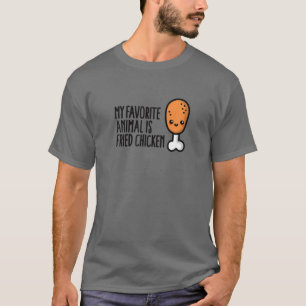 Mein Lieblingstier ist der gebratene Hühnerleg Nie T-Shirt