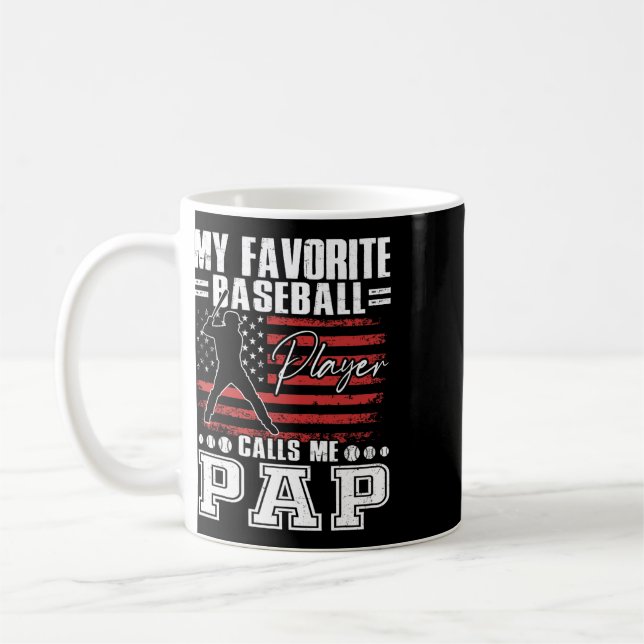 Mein Lieblingsverkaufsspieler nennt mich Pap Ameri Kaffeetasse (Links)