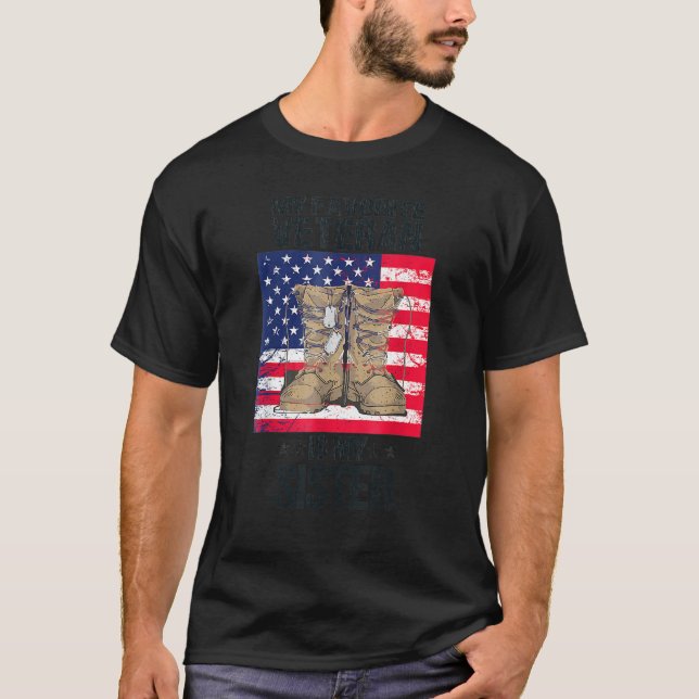Mein Lieblingsveteran ist mein Sünde T-Shirt (Vorderseite)
