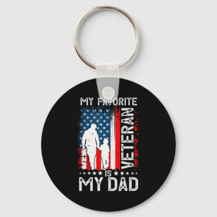Mein Lieblingsveteran ist mein Vater Daddy Danke V Schlüsselanhänger