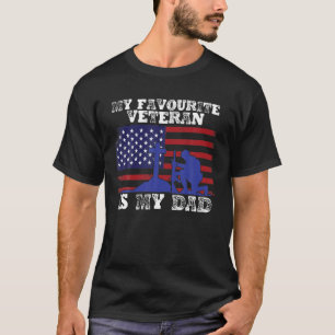 Mein Lieblingsveteran ist mein Vater Veteran Milit T-Shirt