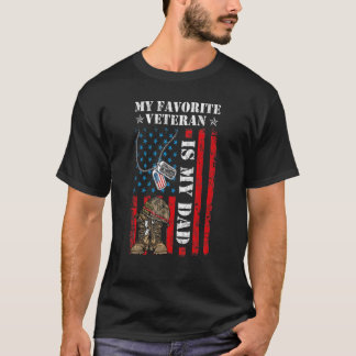 Mein Lieblingsveteran ist mein Vater Veteranentag T-Shirt