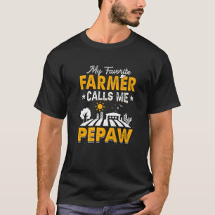 Mein liebster Bauer nennt mich Pepaw Farm Papa Men T-Shirt