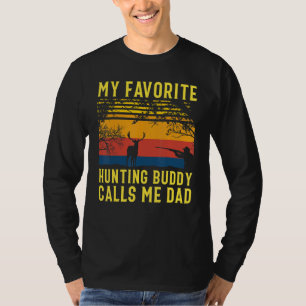 Mein liebster Jagdbuddy nennt mich Vater Deer Hunt T-Shirt