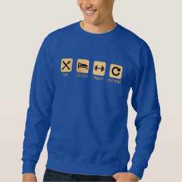 Mein Lifestyle isst schlafenden Zug wiederholen Sw Sweatshirt