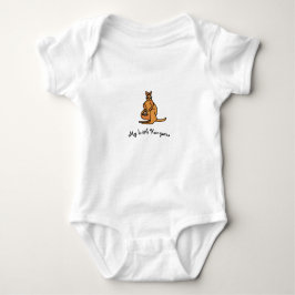 Mein Litlle Kangaroo Bodysuit Baby Strampler