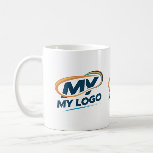 Mein Logo Kaffeetasse (Links)