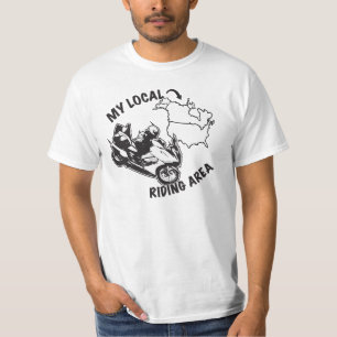 Mein lokaler reitenbereich - ich bin überall T-Shirt