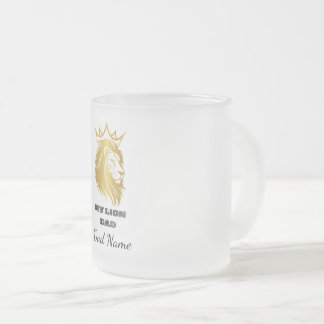 Mein Löwen-Vater – Geschenk für Papa zum Vatertag Mattglastasse