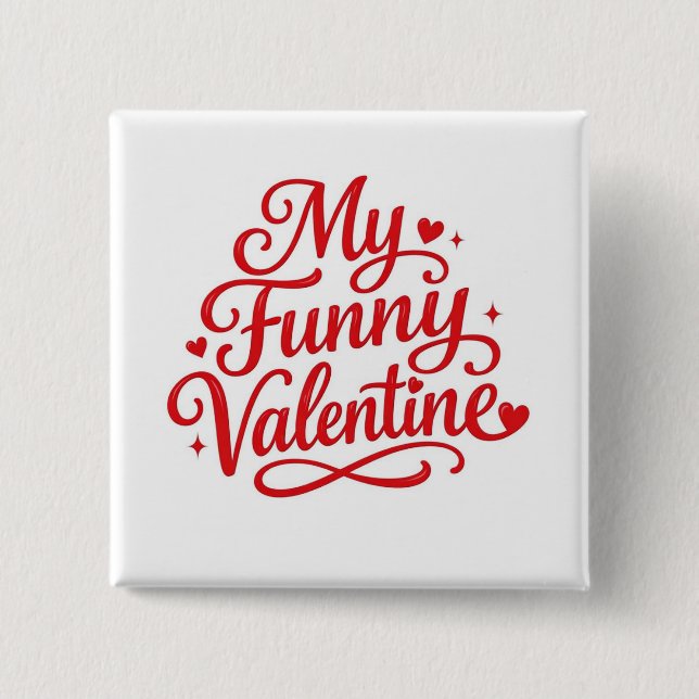 Mein lustiger Valentin Button (Vorderseite)