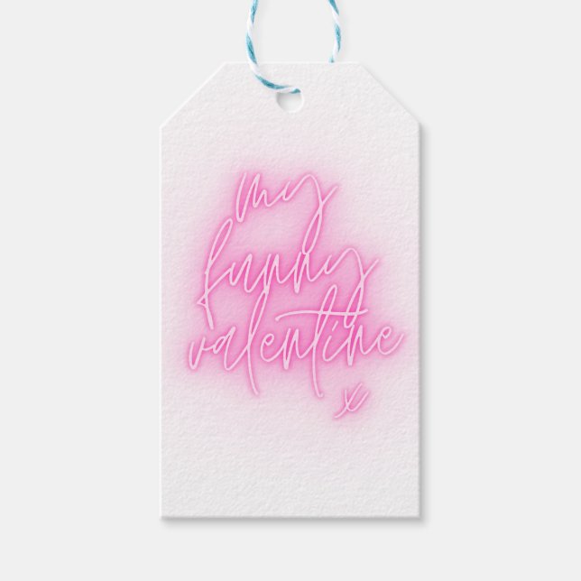 Mein lustiger Valentinstag Geschenkanhänger (Vorderseite)
