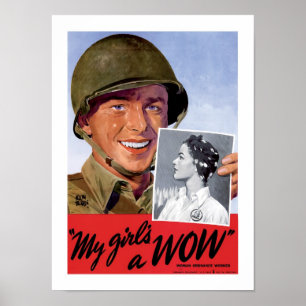 Mein Mädchen ist ein Wow Poster