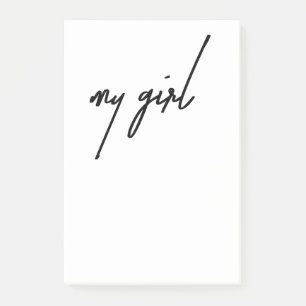 Mein Mädchen Post-it Klebezettel