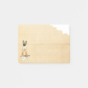 Mein Malinois aß meine Hausaufgaben Post-it Klebezettel