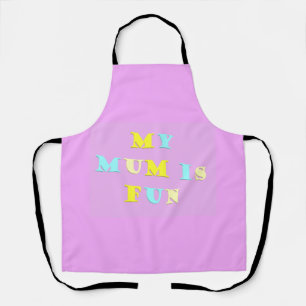 Mein Mama Design mit Gedichtfarben blassgemischt Schürze
