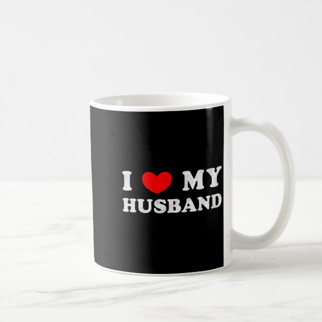 Mein Mann Herz Ehemann Kaffeetasse (Rechts)