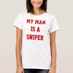 Mein Mann ist ein Scharfschütze T-Shirt