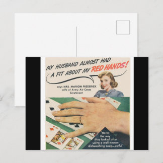 „Mein Mann kriegte fast einen Anfall wegen meiner Postkarte