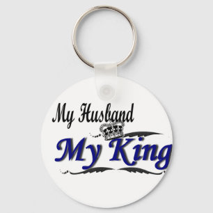 Mein Mann, mein King-Schlüsselanhänger Schlüsselanhänger
