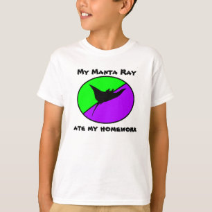 Mein Manta-Strahl aß meine Hausaufgaben T-Shirt
