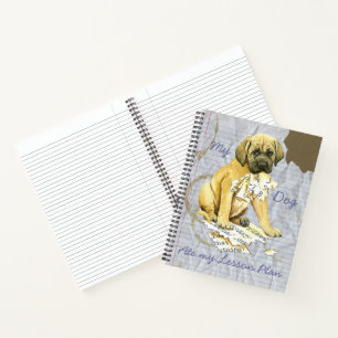 Mein Mastiff Ate My Lessingplan Notizbuch