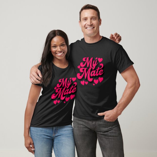 Mein Mate rosa T-Shirt (Unisex)