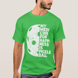 Mein Medikament für Glück Ballsportarten Athlet Ge T-Shirt