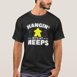 mein Meeps Brettspiel Brett Gamer Tischspiel T-Shirt