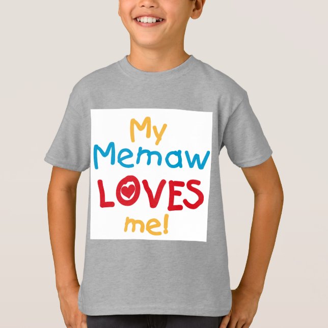 Mein Memaw Lieben T - Shirt und Geschenke (Vorderseite)