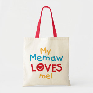 Mein Memaw Lieben T - Shirt und Geschenke Tragetasche