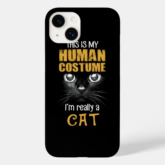 Mein menschliches Kostüm katzenHalloween-Kostüm Case-Mate iPhone 14 Hülle (Rückseite)