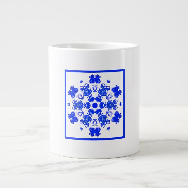 Mein Messy Life Jumbo-Tasse (Vorderseite)