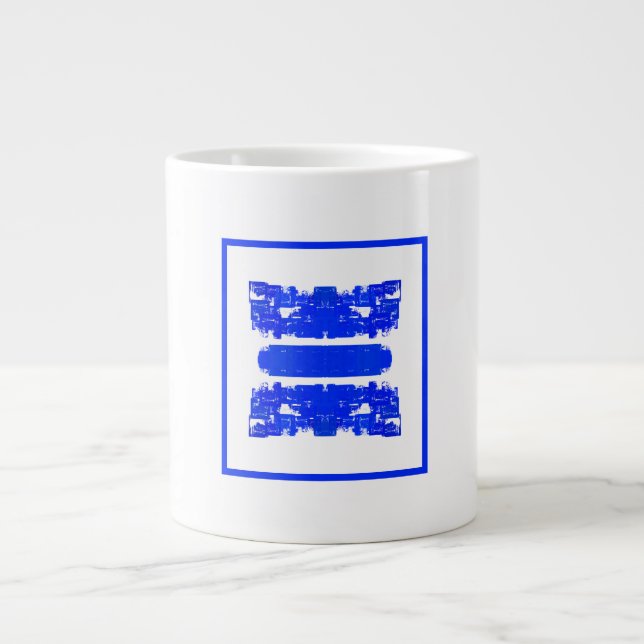 Mein Messy Life Jumbo-Tasse (Vorderseite)