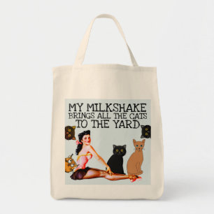 MEIN MILKSHAKE BRINGT ALLE KATZEN IN DIE GARTEN TA TRAGETASCHE