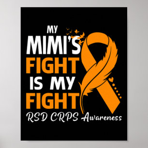 Mein Mimis Kampf ist mein Fight Rsd Crps Awareness Poster