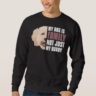 Mein Miniaturpoodle ist Familie Sweatshirt