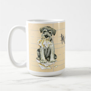 Mein MiniaturSchnauzer aß meine Hausaufgaben Kaffeetasse