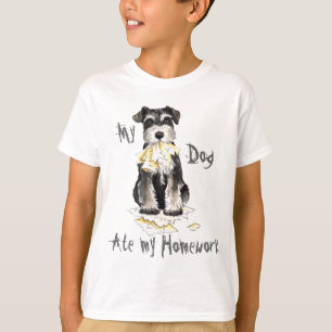 Mein MiniaturSchnauzer aß meine Hausaufgaben T-Shirt