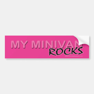 Mein Minivan ROCKS! Autoaufkleber