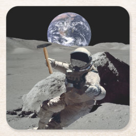 Mein Mond Rechteckiger Pappuntersetzer