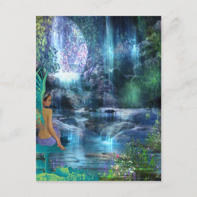 MEIN MOONLIGHT GARDEN LIEBE POSTKARTE (Vorderseite)