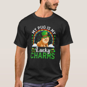 Mein Mops ist mein Glücksbringer Funny Mops Dog St T-Shirt