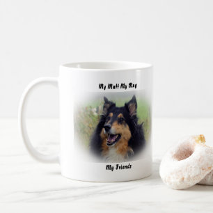 Mein Mops, meine Tasse, meine Freunde. Kaffeetasse