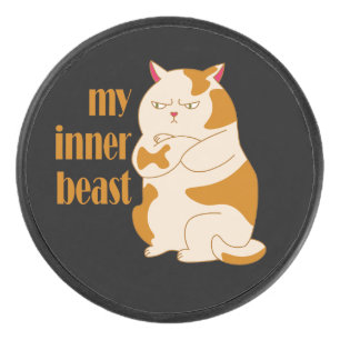 Mein motivierend Zitat aus fauler Katze Eishockey Puck
