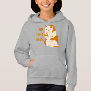 Mein motivierend Zitat aus fauler Katze Hoodie