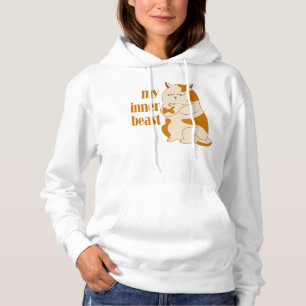 Mein motivierend Zitat aus fauler Katze Hoodie