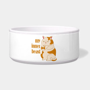 Mein motivierend Zitat aus fauler Katze Napf